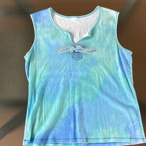 tie dye Harley Davidson tank